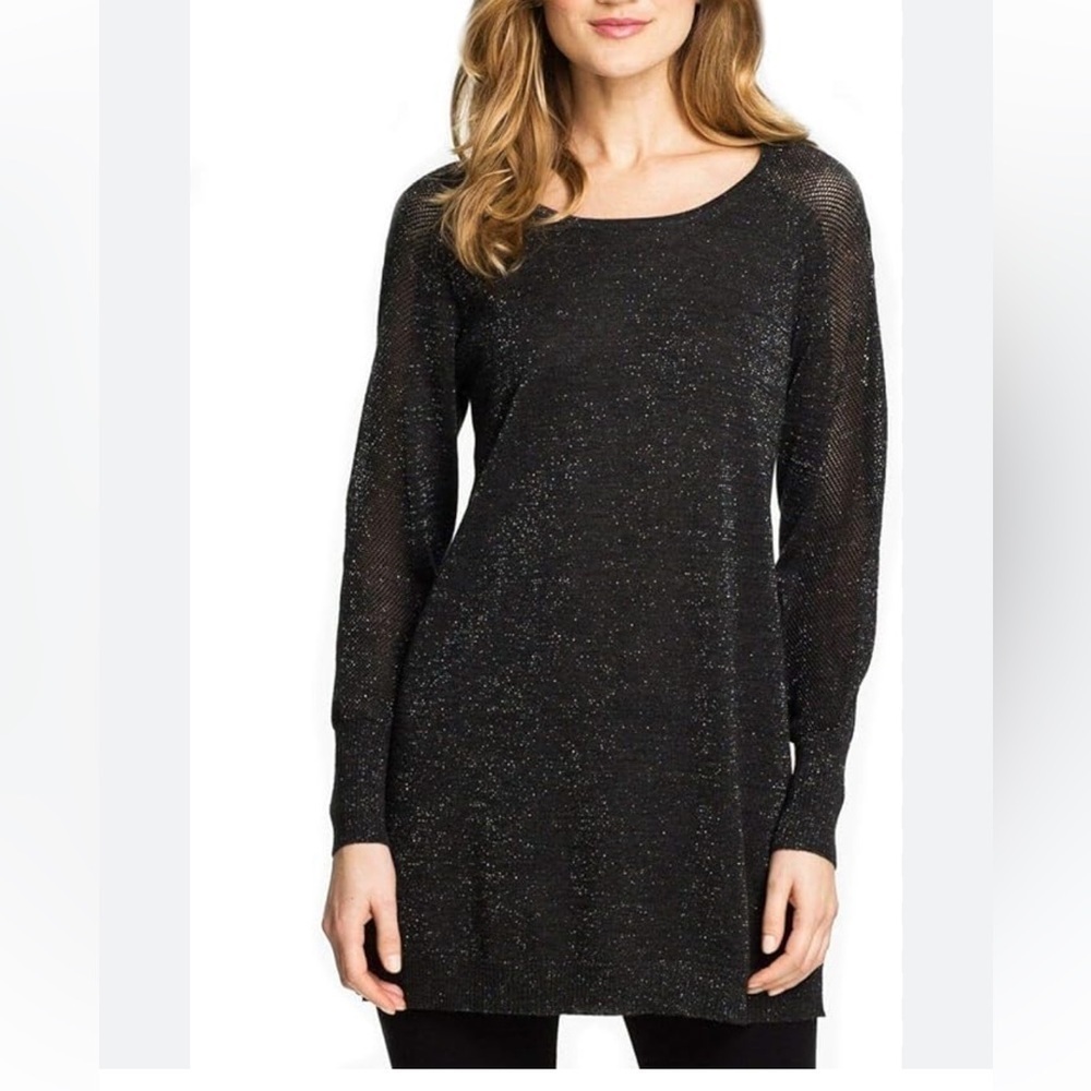 Eileen Fisher
Shimmering Merino Tunic black size small